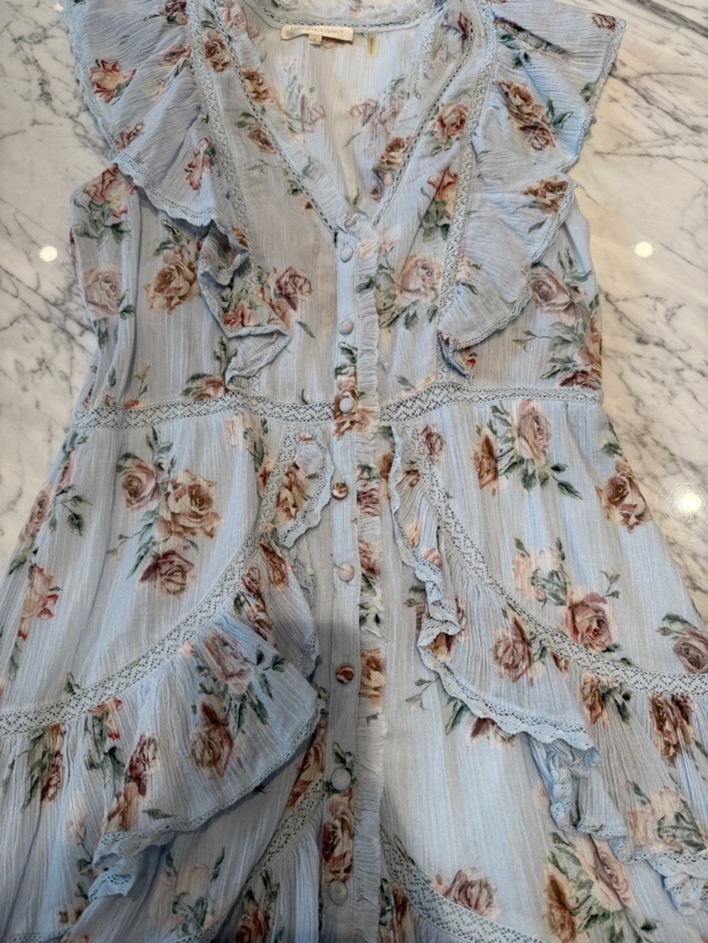 LOVESHACKFANCY
India Ruffle Mini Dress - Picture 14 of 16